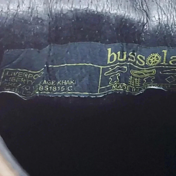 Bussola Liverpool Libby Oxford Shoes Khaki Womens Size 36 US 5.5 Slip On Loafers - Picture 3 of 11